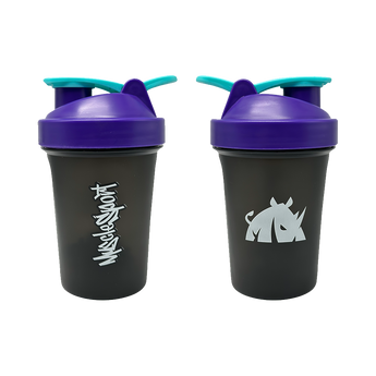 Musclesport Rhino Purple/Black Graffiti Shorty Shaker