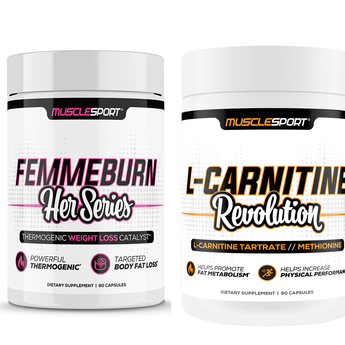 Save 30%  1 Femme Burn & 1 L Carnitine Capsules Stack– Normally $89.99 - $58.48