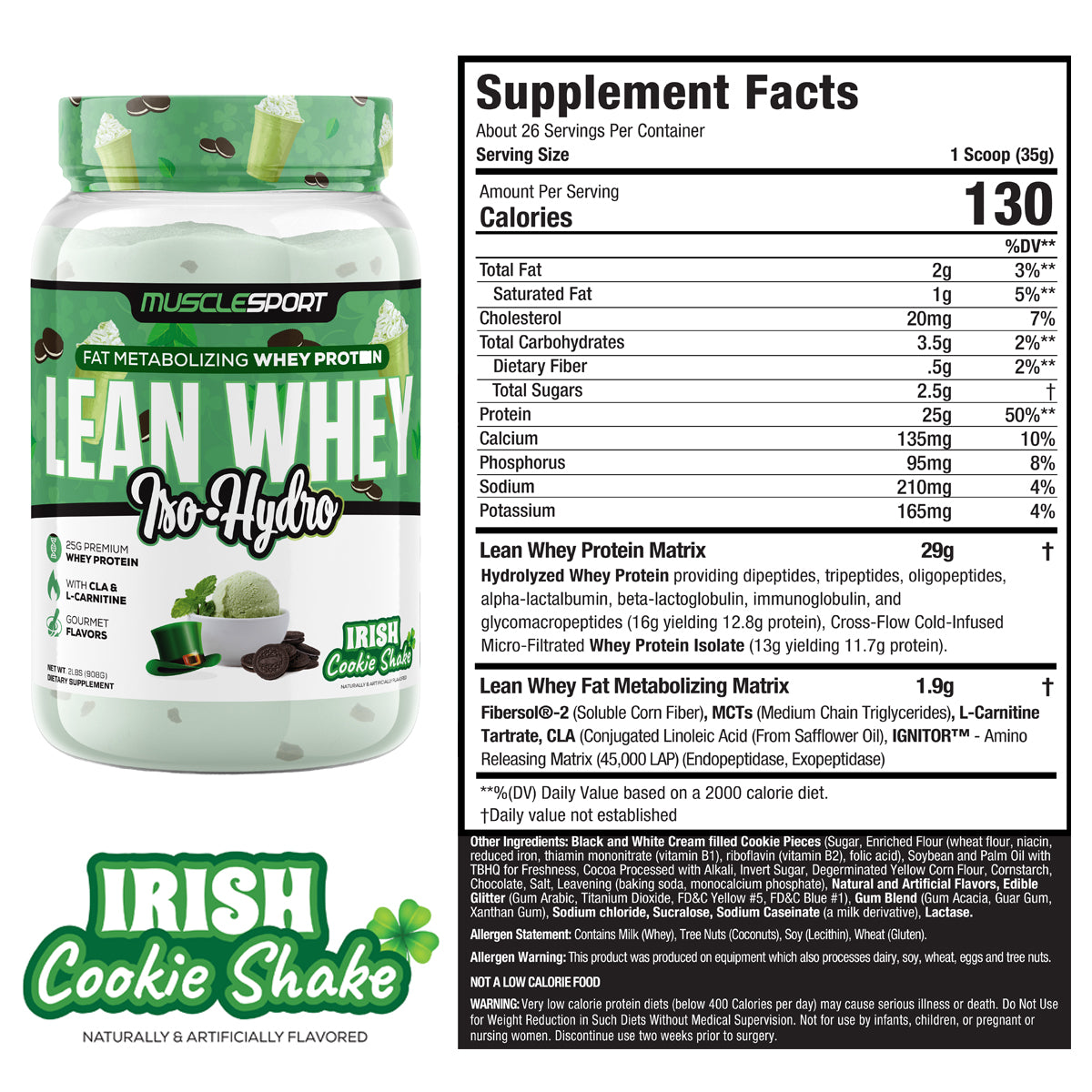 Lean Whey® Iso Hydro Gourmet Protein 2lb - Limited Edition