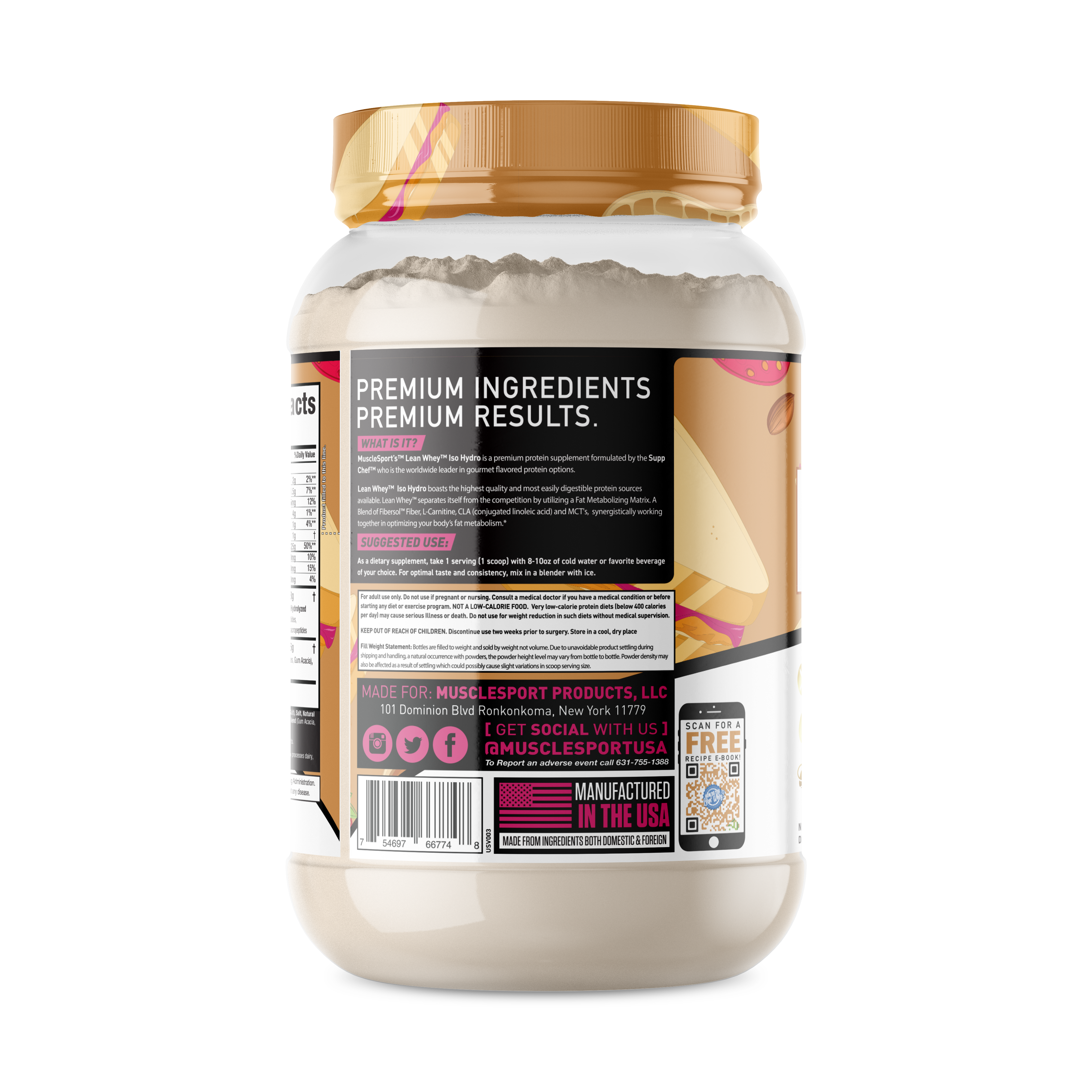 Lean Whey® Iso Hydro Gourmet Protein 2lb - Limited Edition