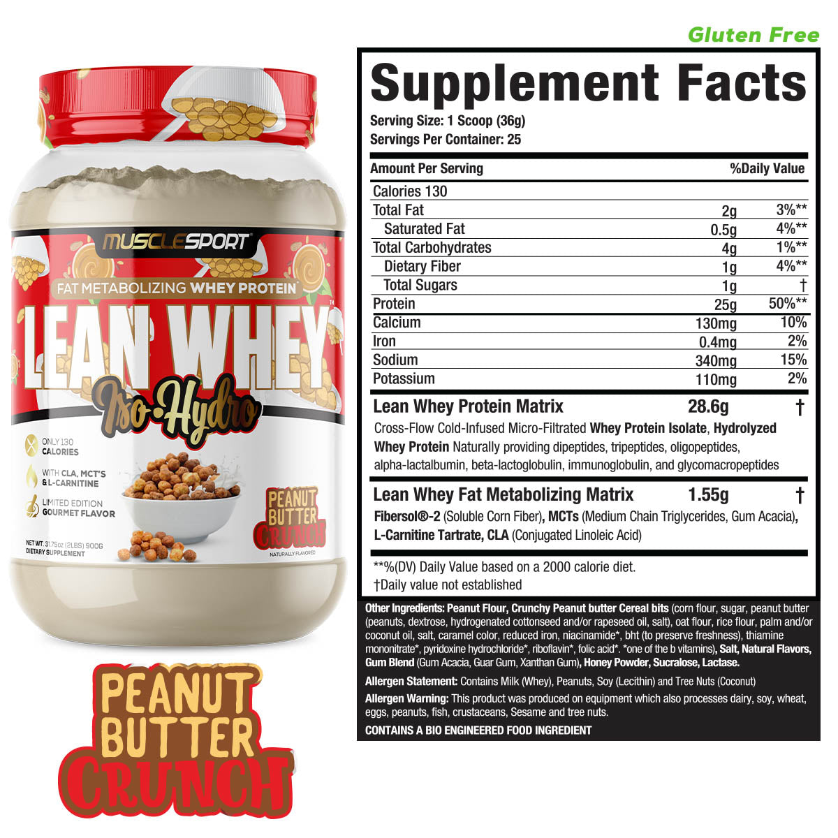 Lean Whey® Iso Hydro Gourmet Protein 2lb - Limited Edition