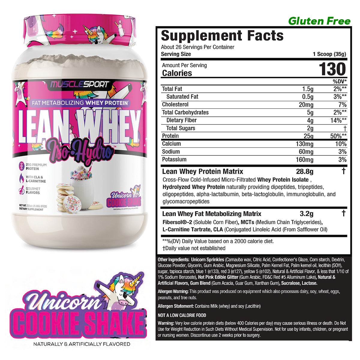 Lean Whey® Iso Hydro Gourmet Protein 2lb - Limited Edition