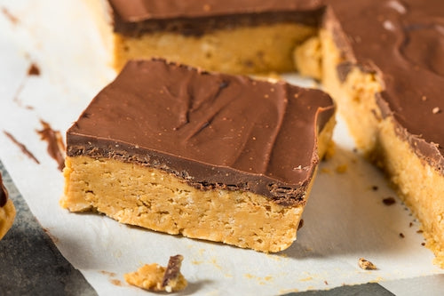 No-Bake Oatmeal PB Chocolate Bars