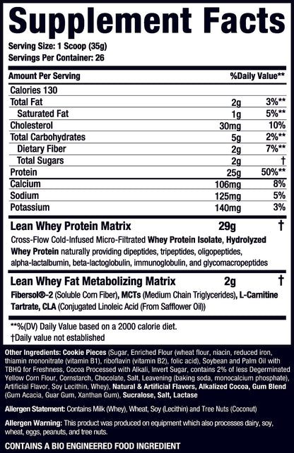 Lean Whey® Iso Hydro Gourmet Protein 2lb - Standard