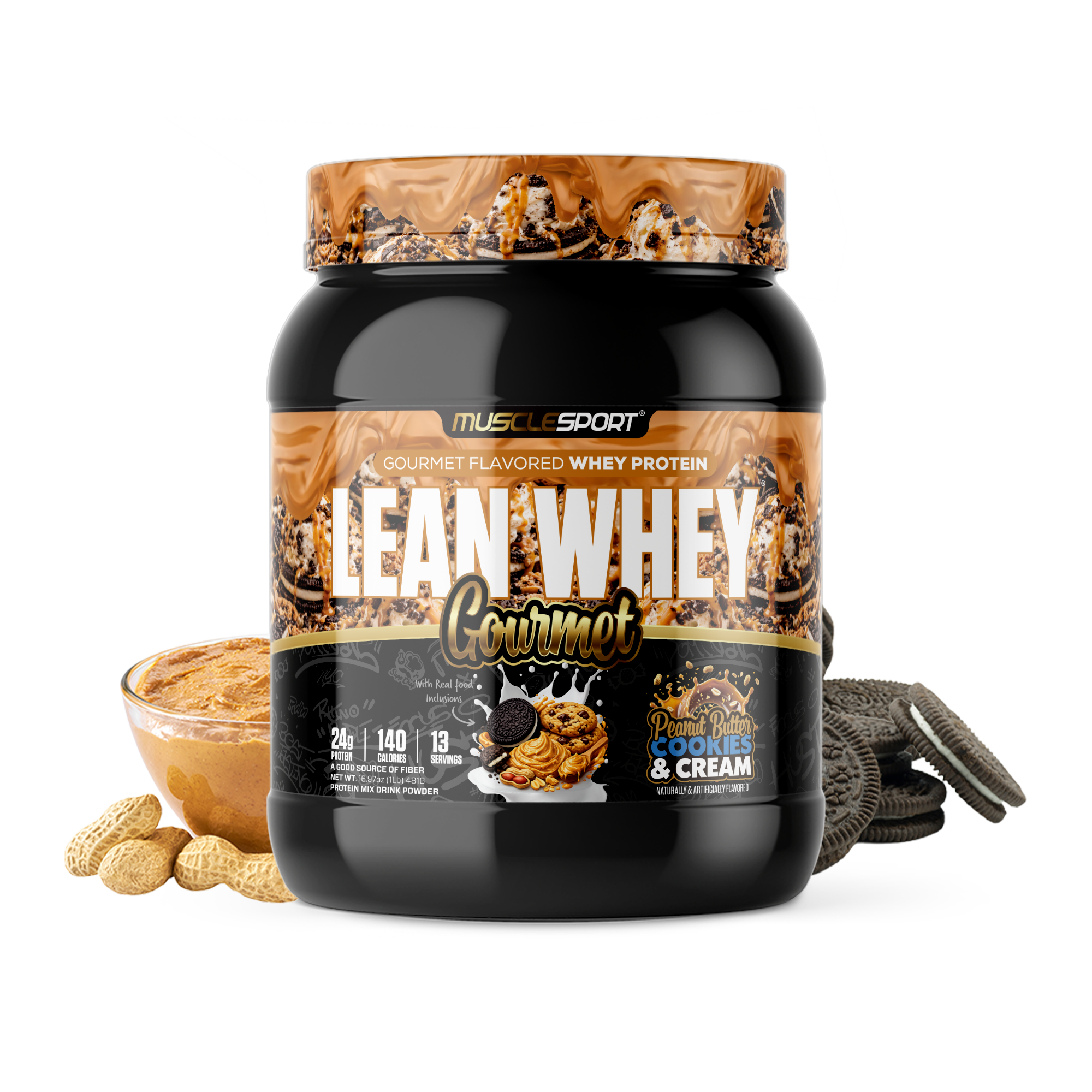 Lean Whey® Gourmet Protein 1lb - Premium Blended Protein