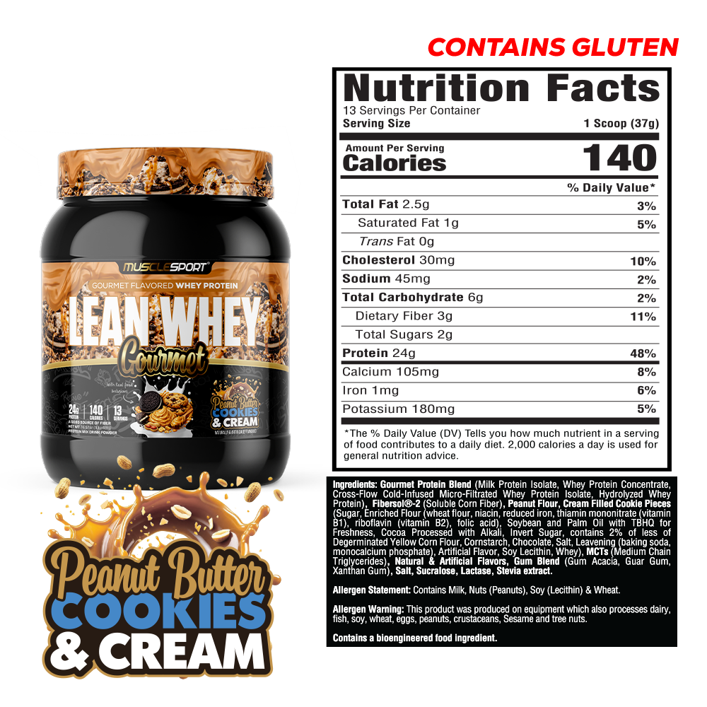 Lean Whey® Gourmet Protein 1lb - Premium Blended Protein