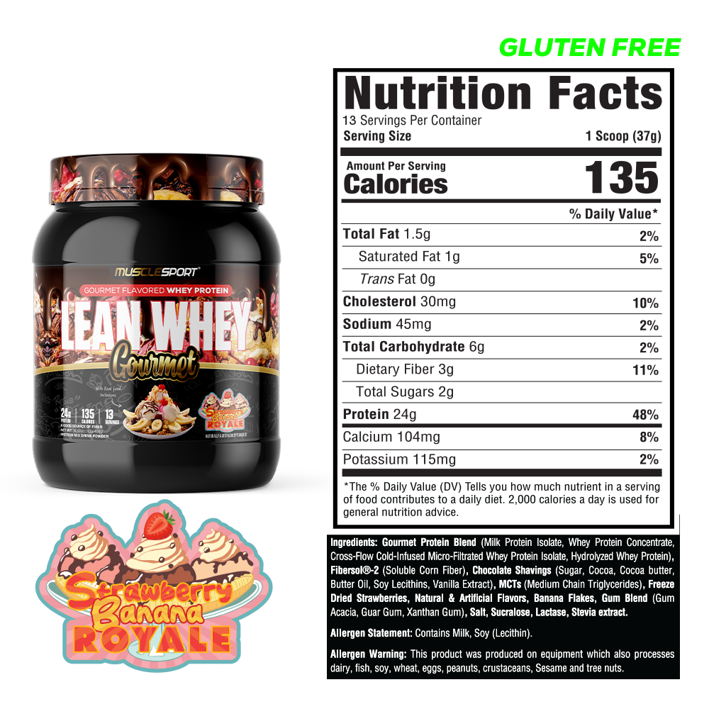 Lean Whey® Gourmet Protein 1lb - Premium Blended Protein