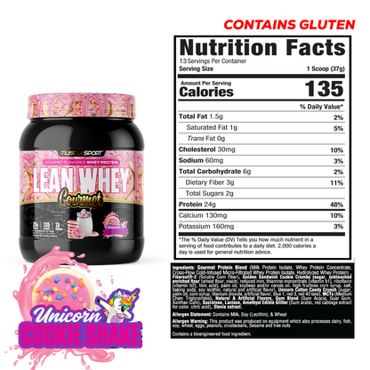 Lean Whey® Gourmet Protein 1lb - Premium Blended Protein