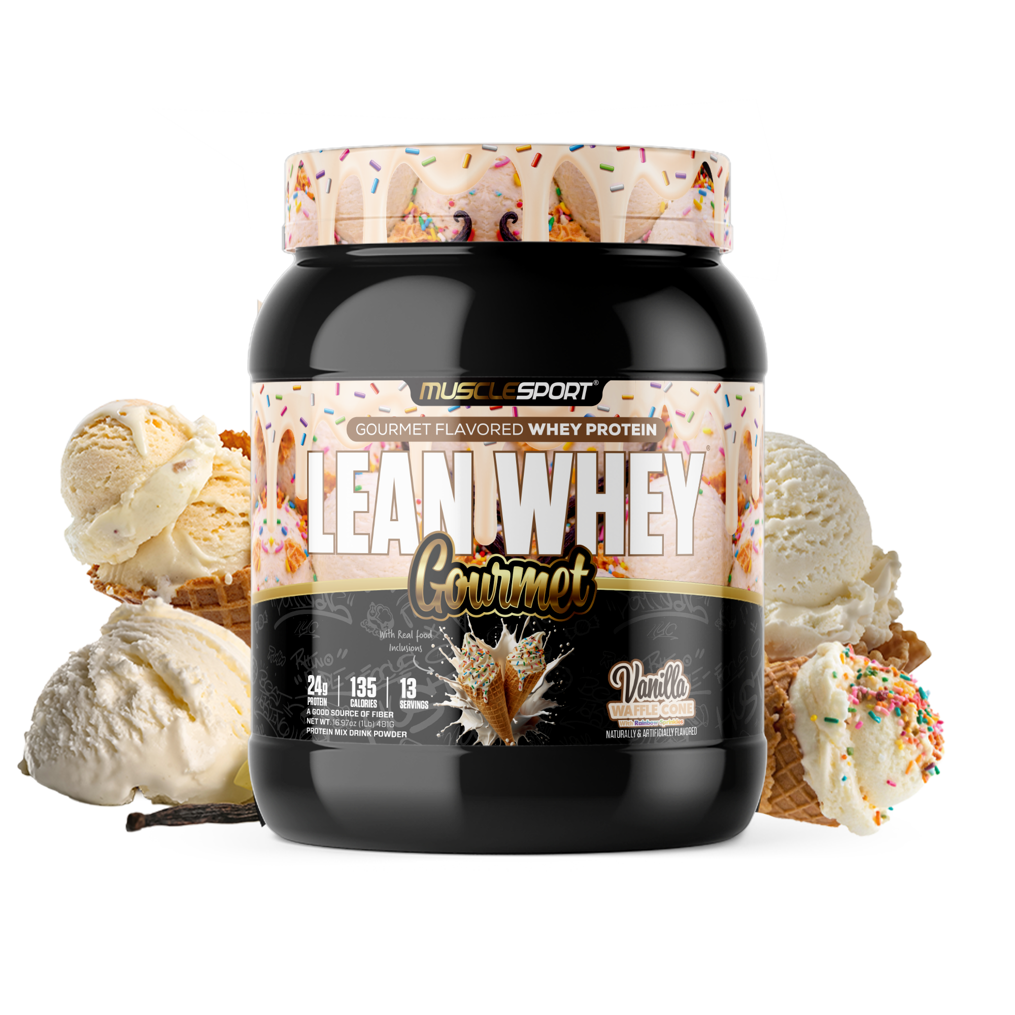 Lean Whey® Gourmet Protein 1lb - Premium Blended Protein