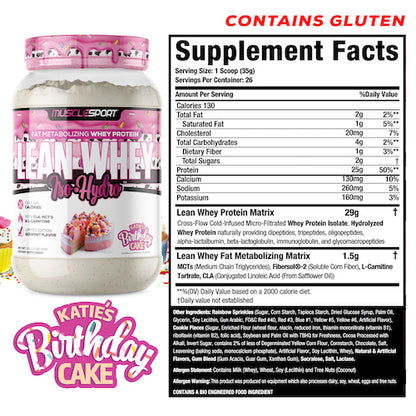 Lean Whey® Iso Hydro Gourmet Protein 2lb - Limited Edition