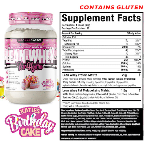 Lean Whey® Iso Hydro Gourmet Protein 2lb - Limited Edition