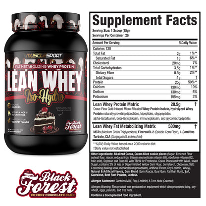 Lean Whey® Iso Hydro Gourmet Protein 2lb - Limited Edition