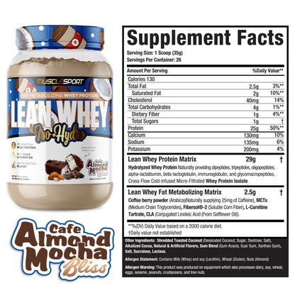 Lean Whey® Iso Hydro Gourmet Protein 2lb - Limited Edition