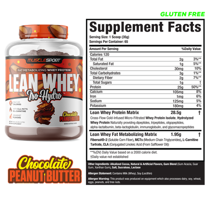 Lean Whey® Iso Hydro Gourmet Protein - 5lb