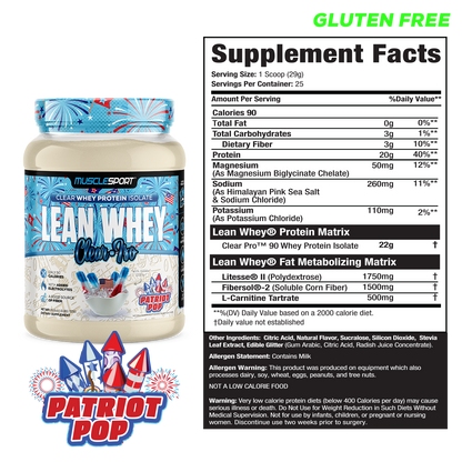 Lean Whey Clear Iso - Clear Whey Protein Isolate - 25 Servings