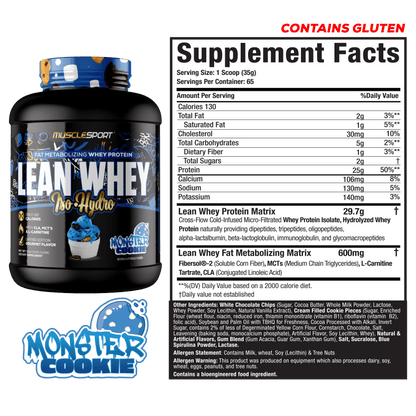 Lean Whey® Iso Hydro Gourmet Protein - 5lb