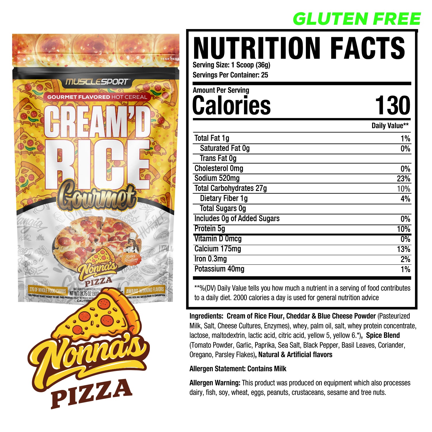 Cream'd Rice Gourmet - Hot Cereal - 25 Servings