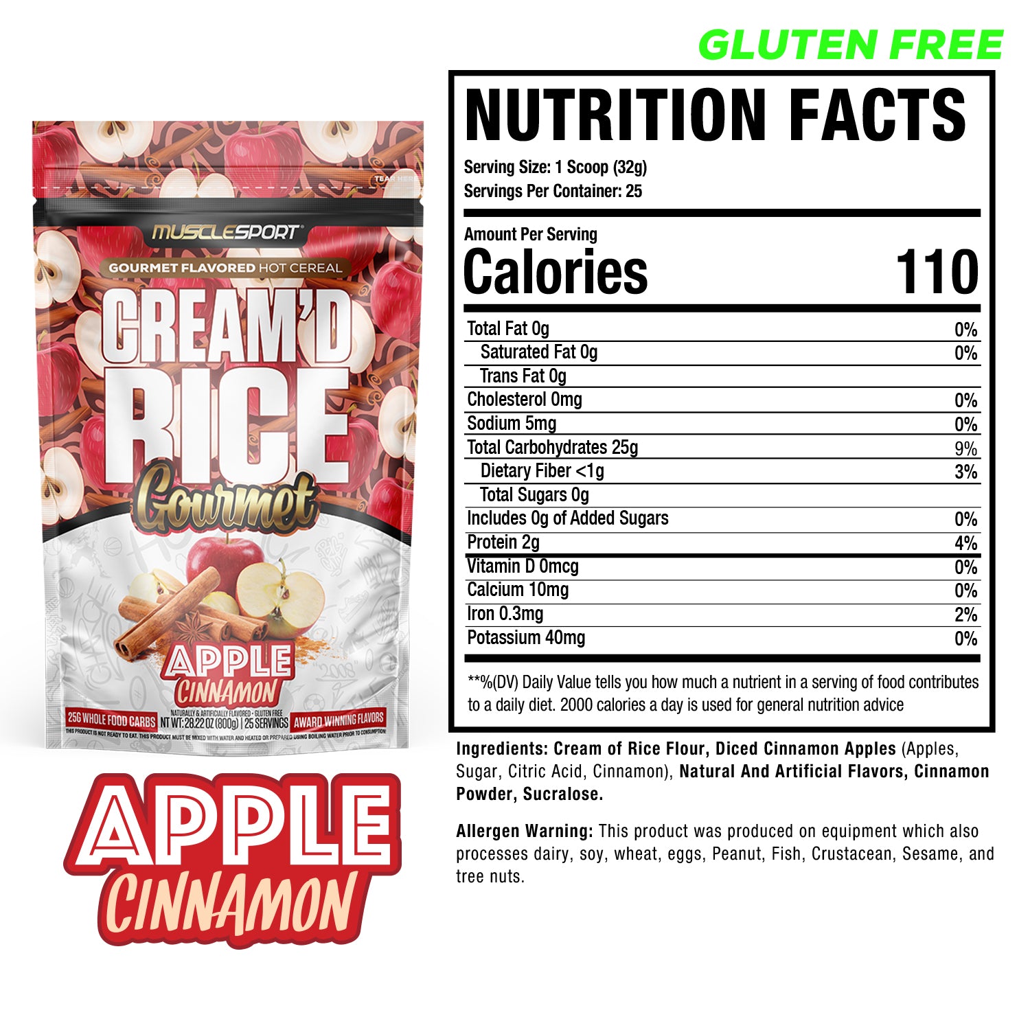 Cream'd Rice Gourmet - Hot Cereal - 25 Servings