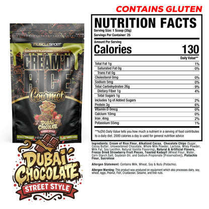 Cream'd Rice Gourmet - Hot Cereal - 25 Servings