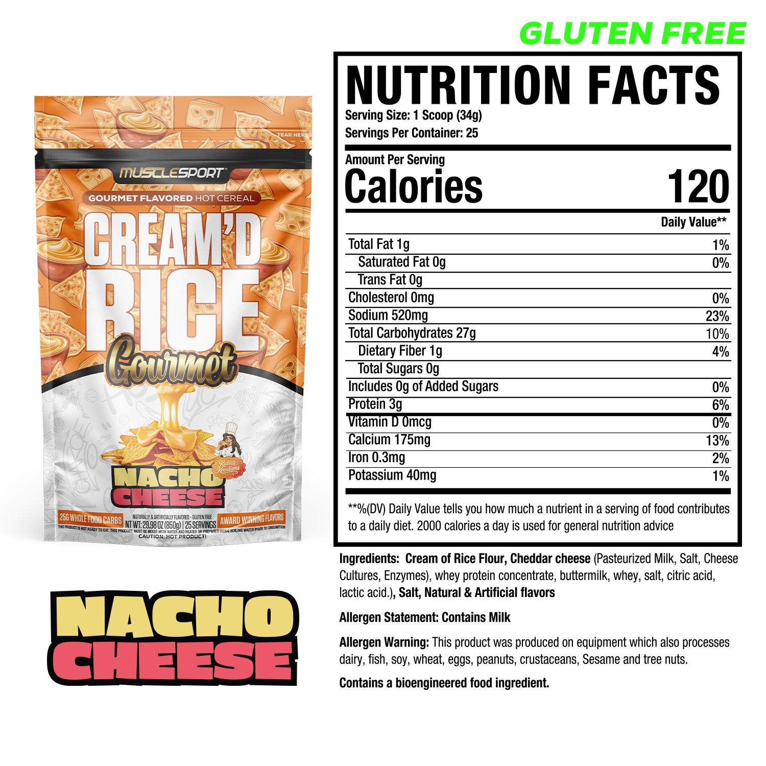 Cream'd Rice Gourmet - Hot Cereal - 25 Servings