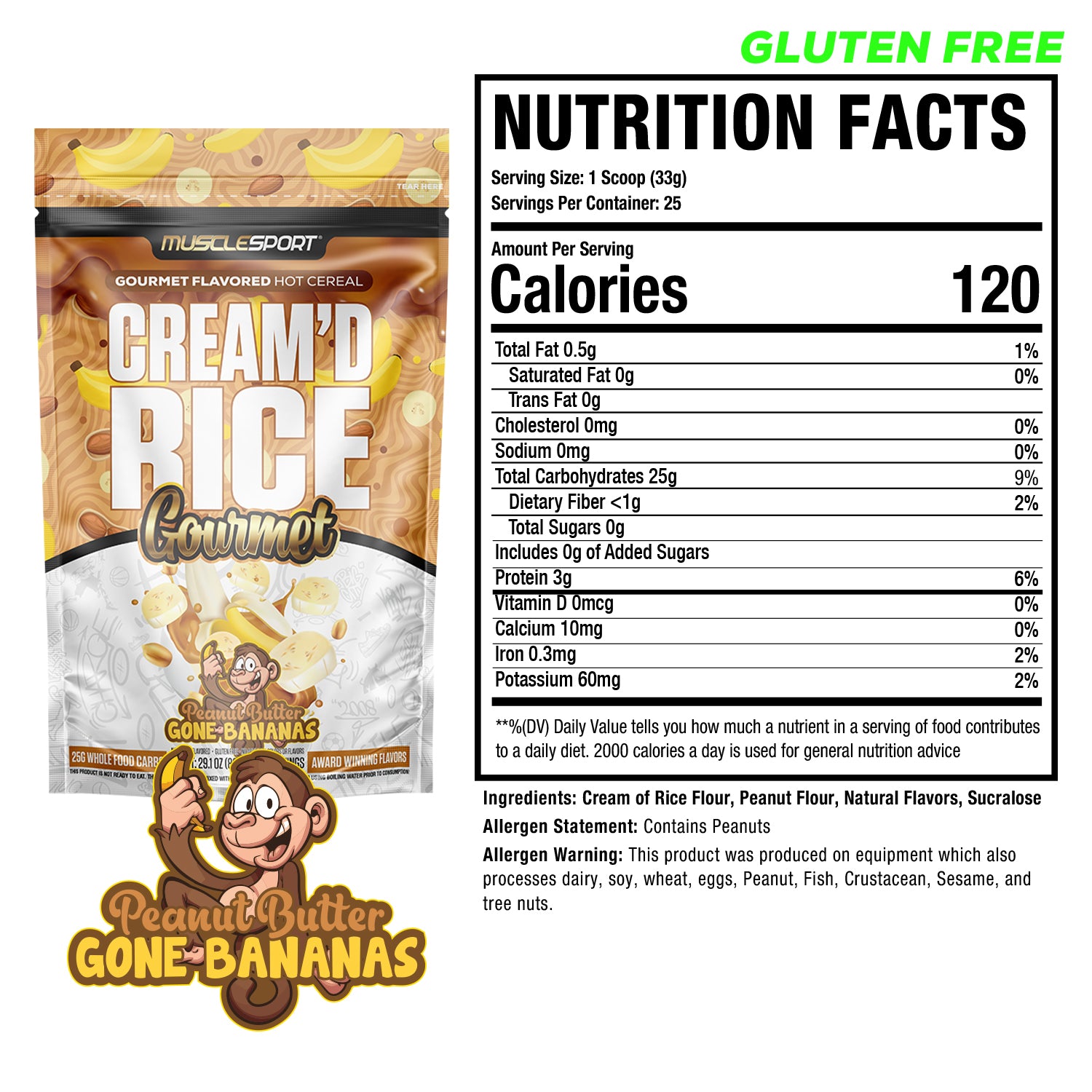 Cream'd Rice Gourmet VIP Access - Hot Cereal - 25 Servings