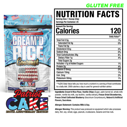 Cream'd Rice Gourmet - Hot Cereal - 25 Servings