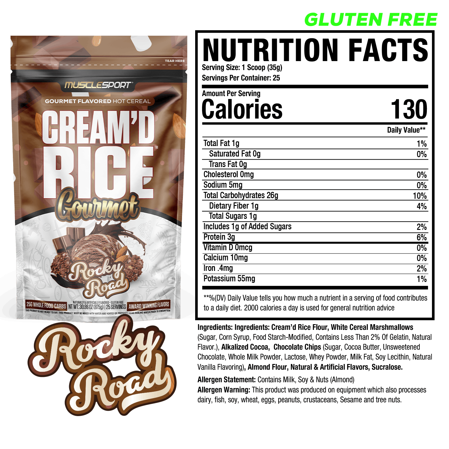 Cream'd Rice Gourmet - Hot Cereal - 25 Servings