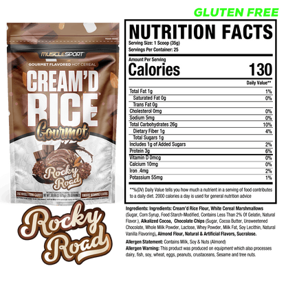 Cream'd Rice Gourmet - Hot Cereal - 25 Servings