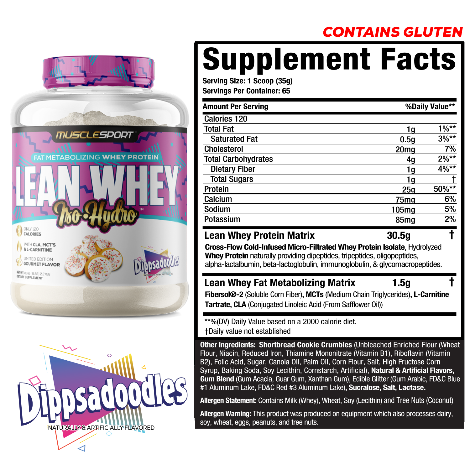 Lean Whey® Iso Hydro Gourmet Protein - 5lb