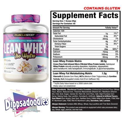 Lean Whey® Iso Hydro Gourmet Protein - 5lb