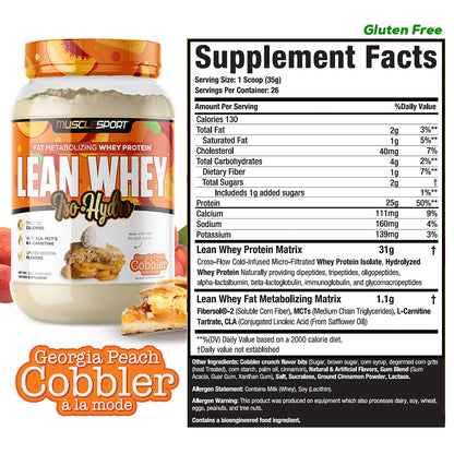 Lean Whey® Iso Hydro Gourmet Protein 2lb - Limited Edition