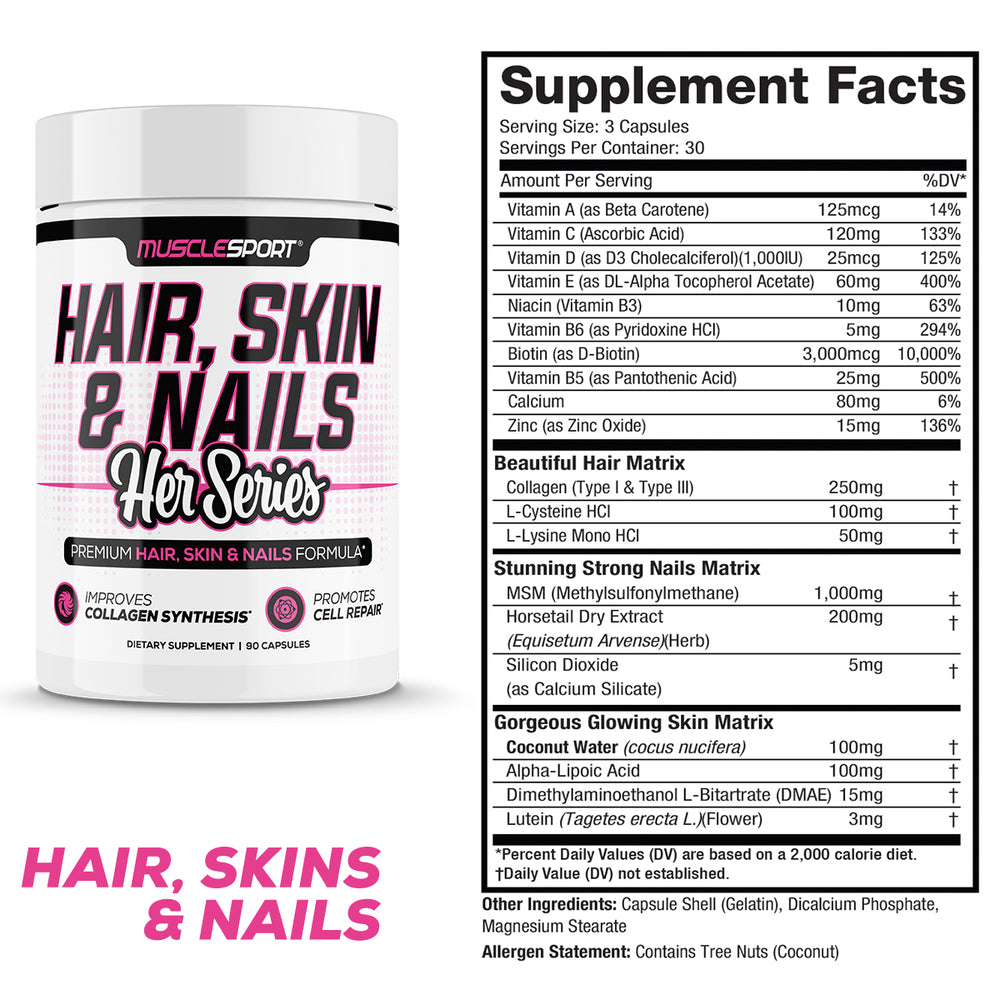 Hair, Skin and Nails | MuscleSport® – Musclesport®