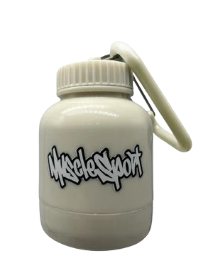 Musclesport Preworkout & Amino Powder Fill "N" Go Funnel w/Keychain Sandy Beige