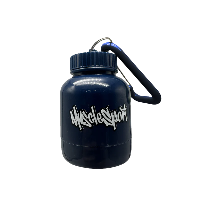 Musclesport Preworkout & Amino Powder Fill "N" Go Funnel w/Keychain Yankee Blue
