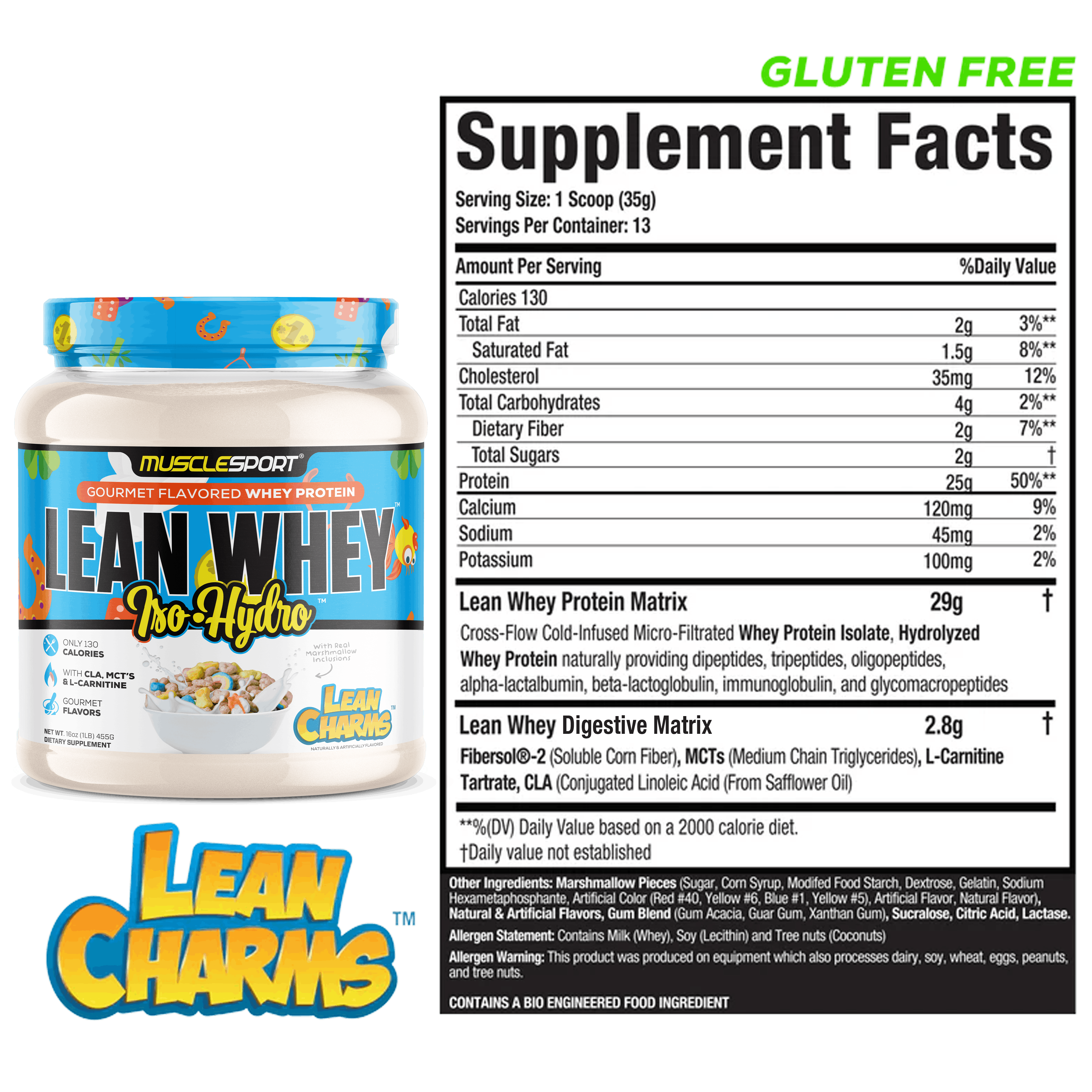 Lean Whey® Iso Hydro Gourmet Protein 1lb