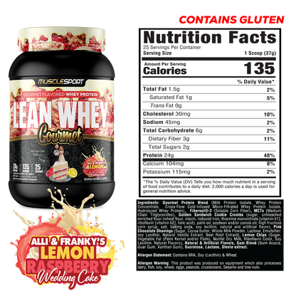 Lean Whey® Gourmet 2lb - Premium Blended Protein