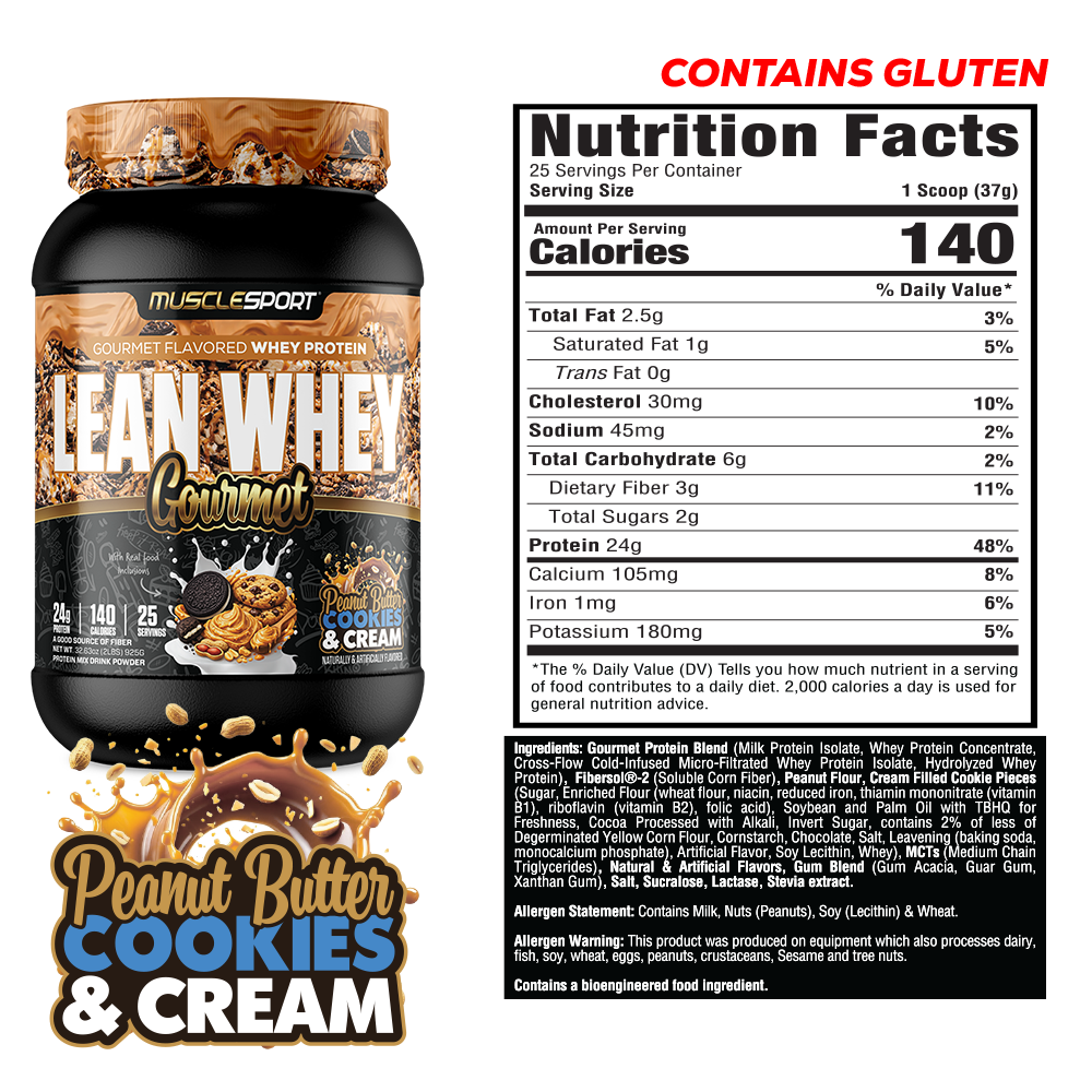Lean Whey® Gourmet 2lb - Premium Blended Protein