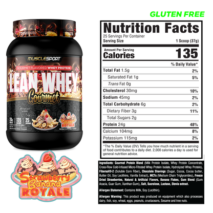 Lean Whey® Gourmet 2lb - Premium Blended Protein