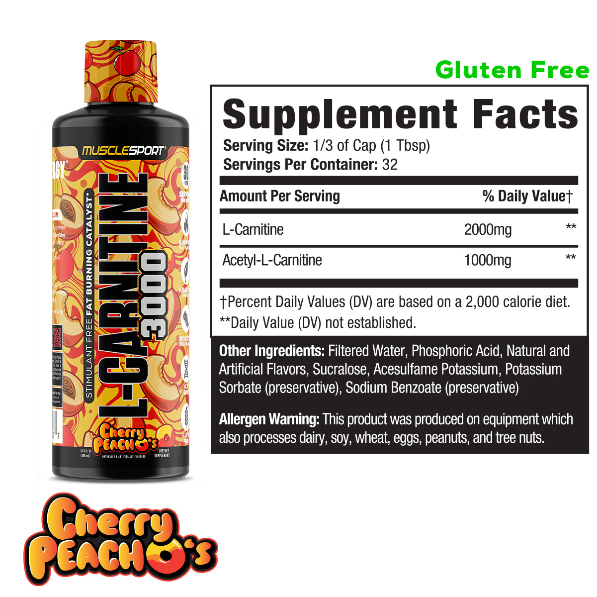 L-Carnitine 3000 16.5oz Liquid