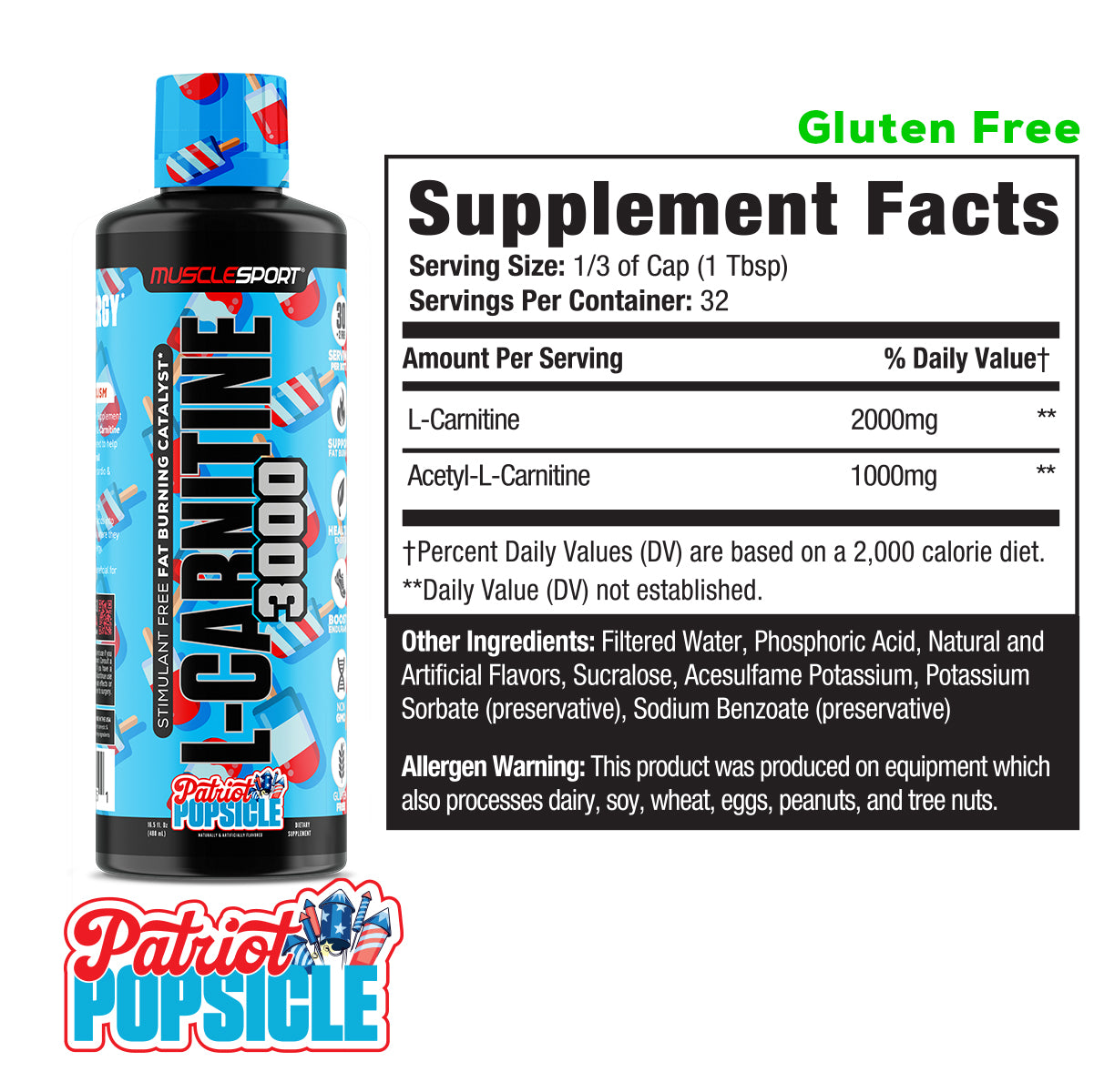 L-Carnitine 3000 16.5oz Liquid
