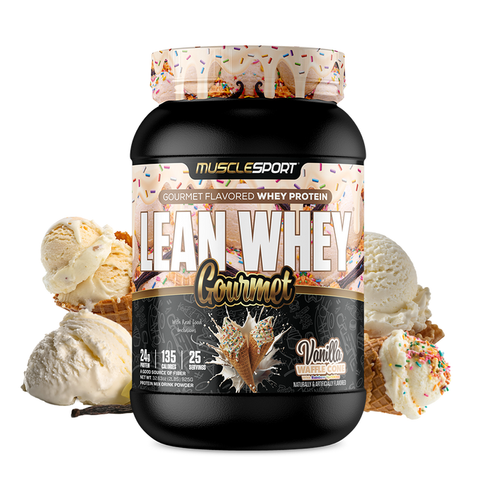 Lean Whey® Gourmet 2lb | MuscleSport® | Premium Protein Powder ...