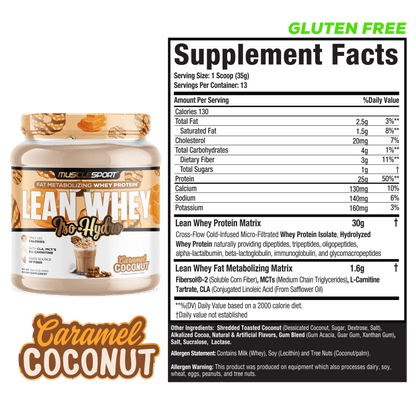 Lean Whey® Iso Hydro Gourmet Protein 1lb