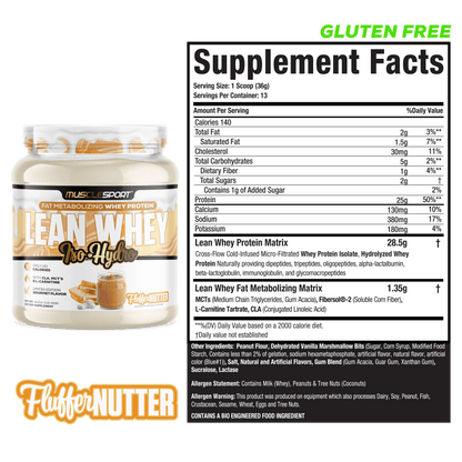 Lean Whey® Iso Hydro Gourmet Protein 1lb
