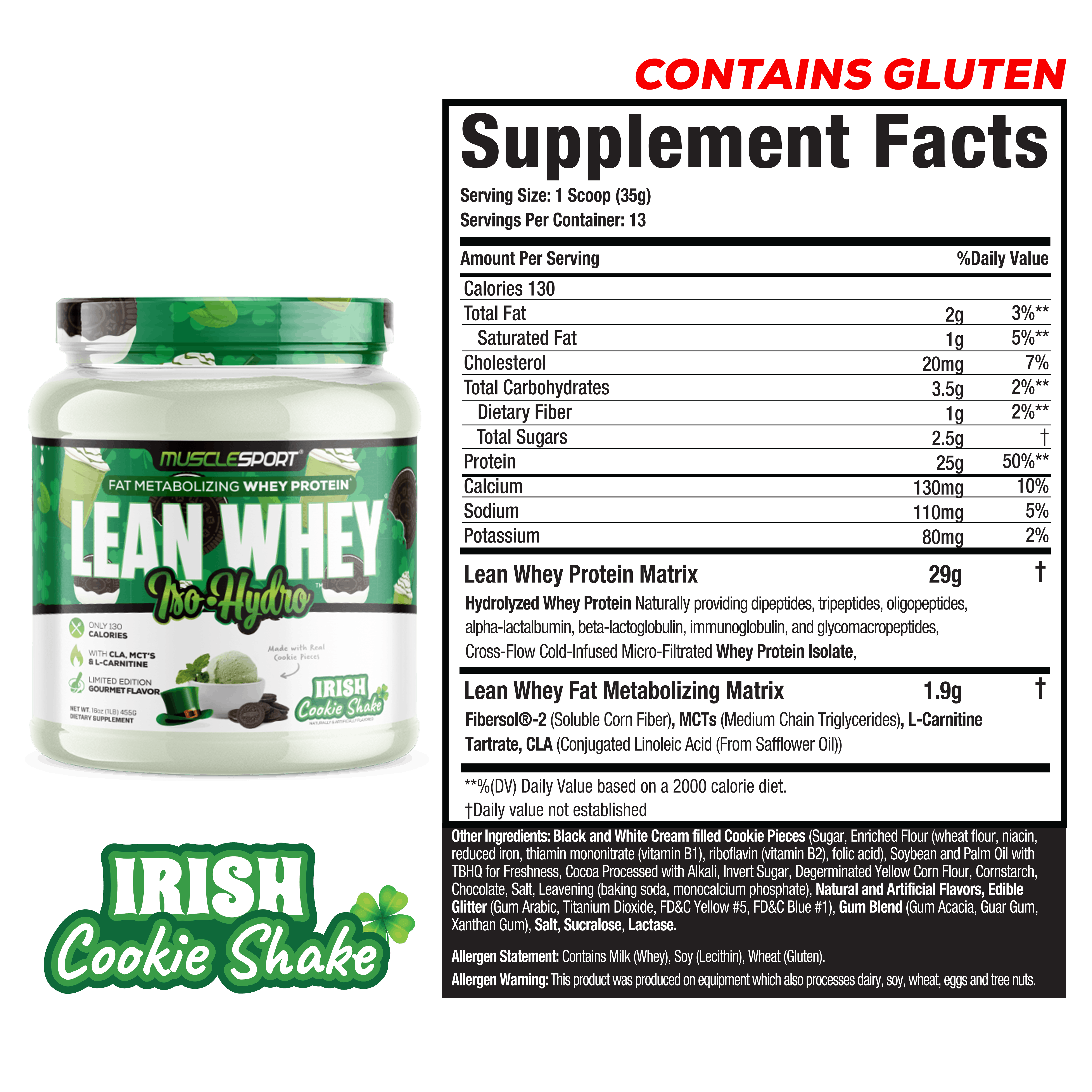 Lean Whey® Iso Hydro Gourmet Protein 1lb