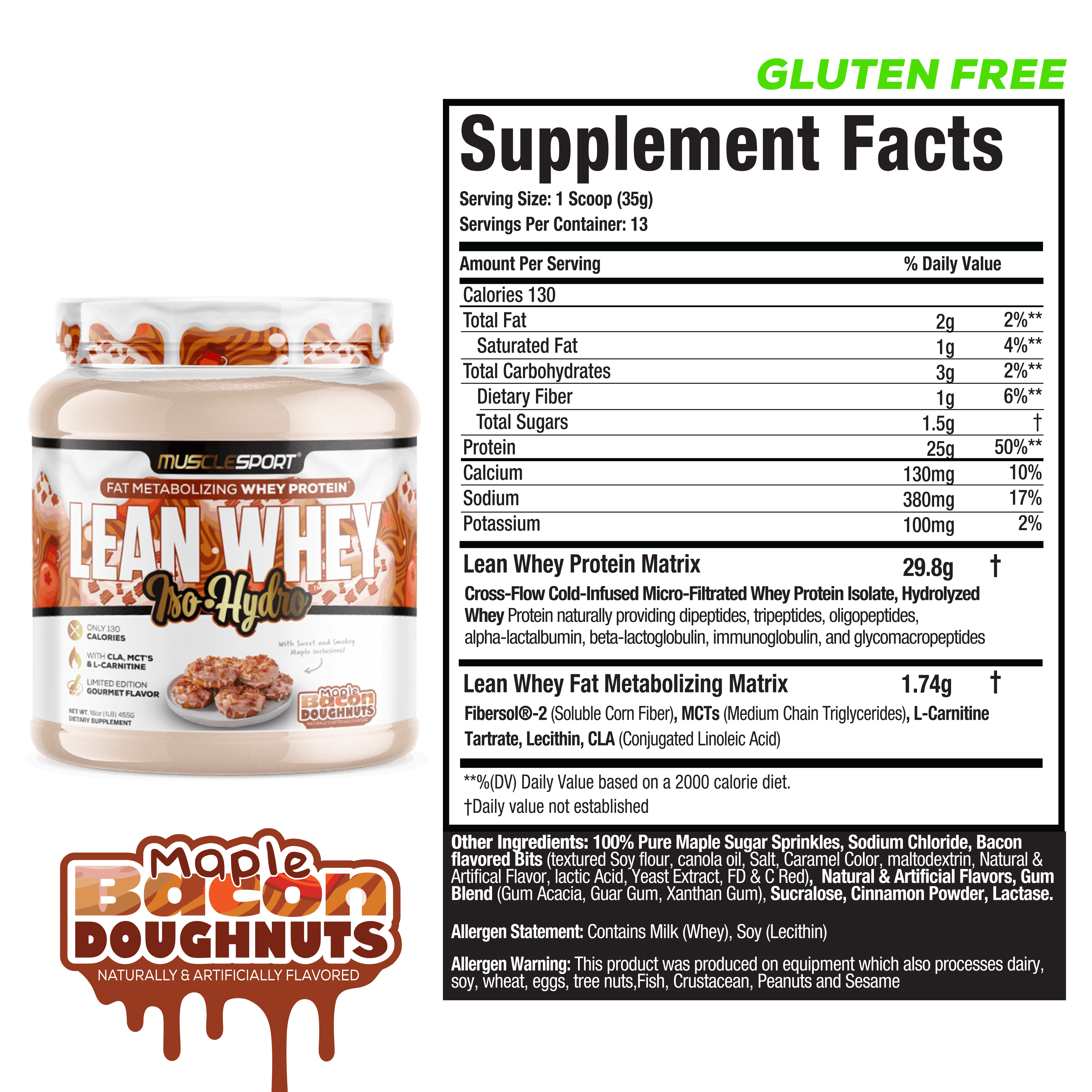 Lean Whey® Iso Hydro Gourmet Protein 1lb