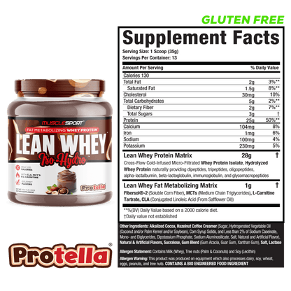 Lean Whey® Iso Hydro Gourmet Protein 1lb