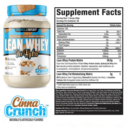 Lean Whey® Iso Hydro Gourmet Protein 2lb - Limited Edition