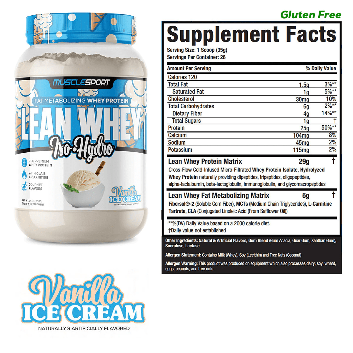 Lean Whey® Iso Hydro Gourmet Protein 2lb - Limited Edition