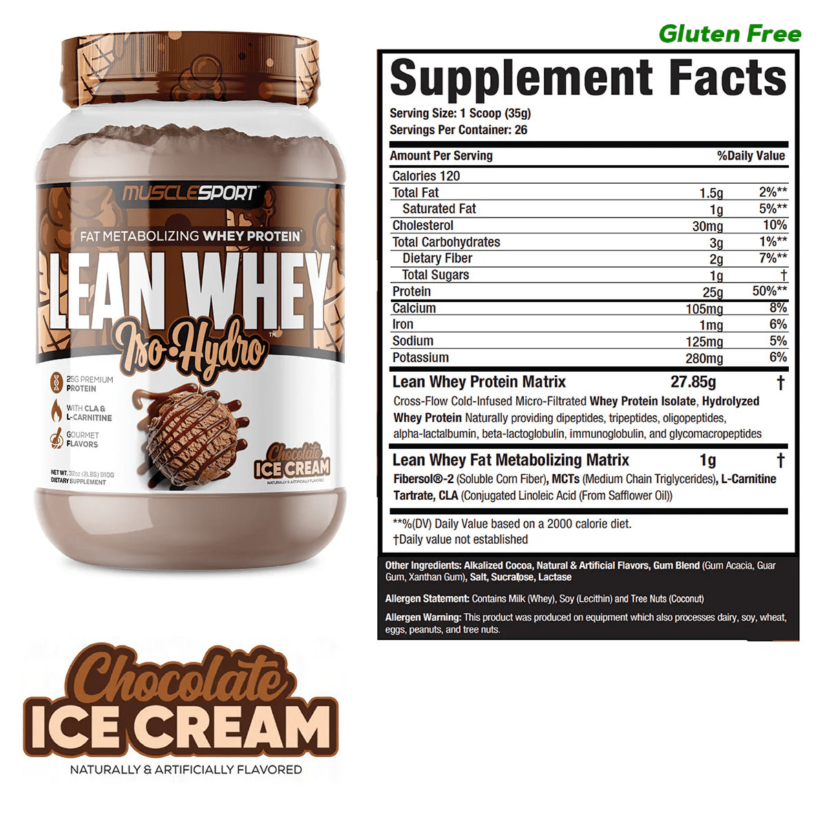 Lean Whey® Iso Hydro Gourmet Protein 2lb - Limited Edition