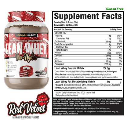 Lean Whey® Iso Hydro Gourmet Protein 2lb - Limited Edition